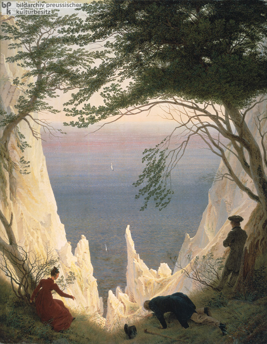 Caspar David Friedrich, <I>Chalk Cliffs of Rügen</i> (1818/19)
